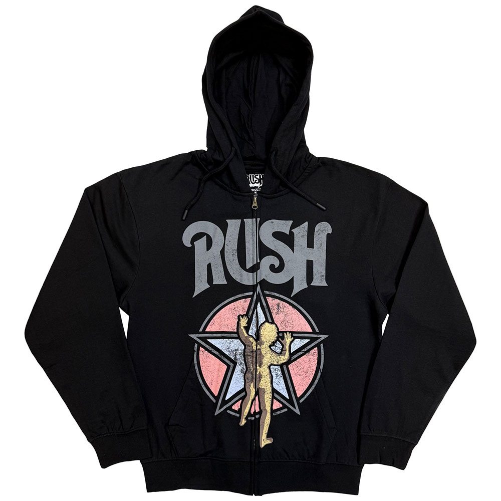 Rush - Starman Vest met capuchon - Zwart